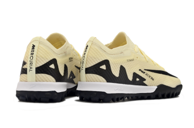 Nike Air Zoom Mercurial Vapor 15 Elite TF Low-Tops Football Shoes - Beige/Black/White