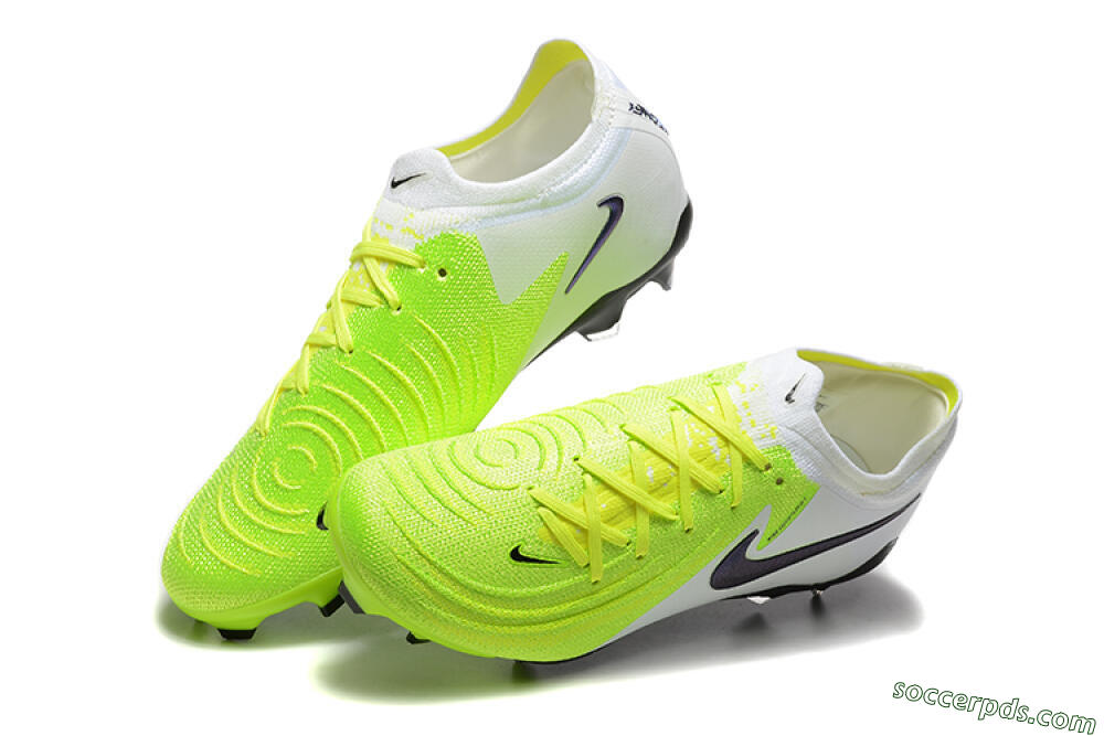 Nike Phantom Luna Elite FG Low-Tops Football Boots - Yellow/White/Black 6