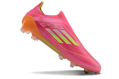 Adidas F50 Elite FG Low-Tops Football Boots - Pink/Yellow/Orange