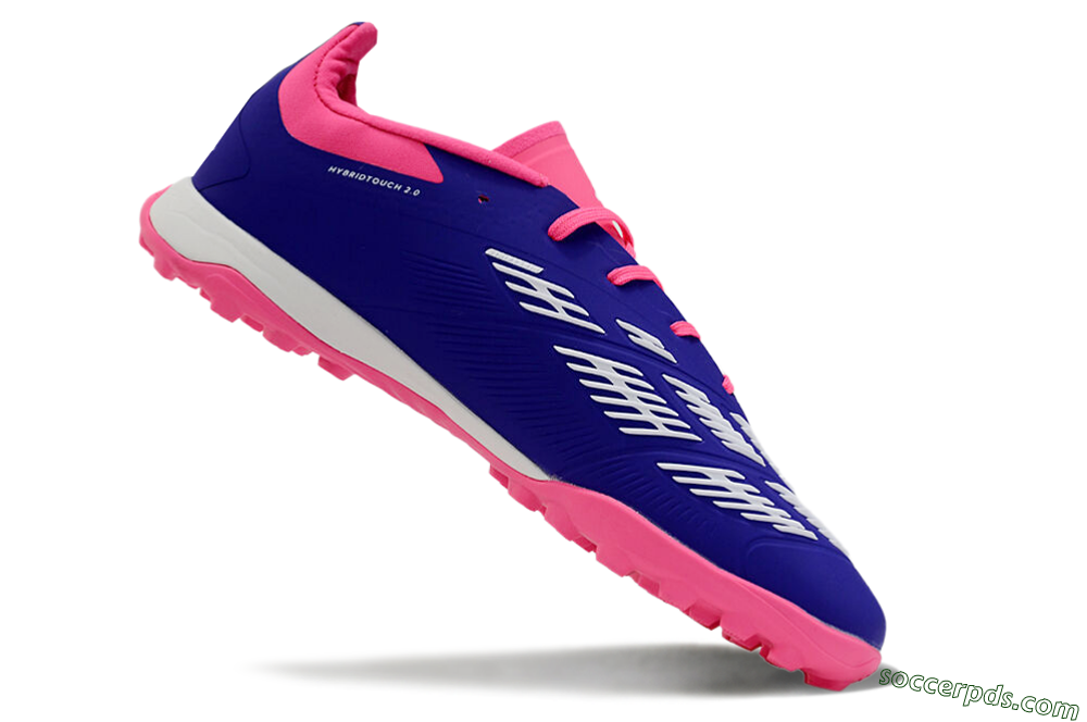 Adidas Predator 24 Elite TF Low-Tops Football Shoes - Blue/White/Pink 4