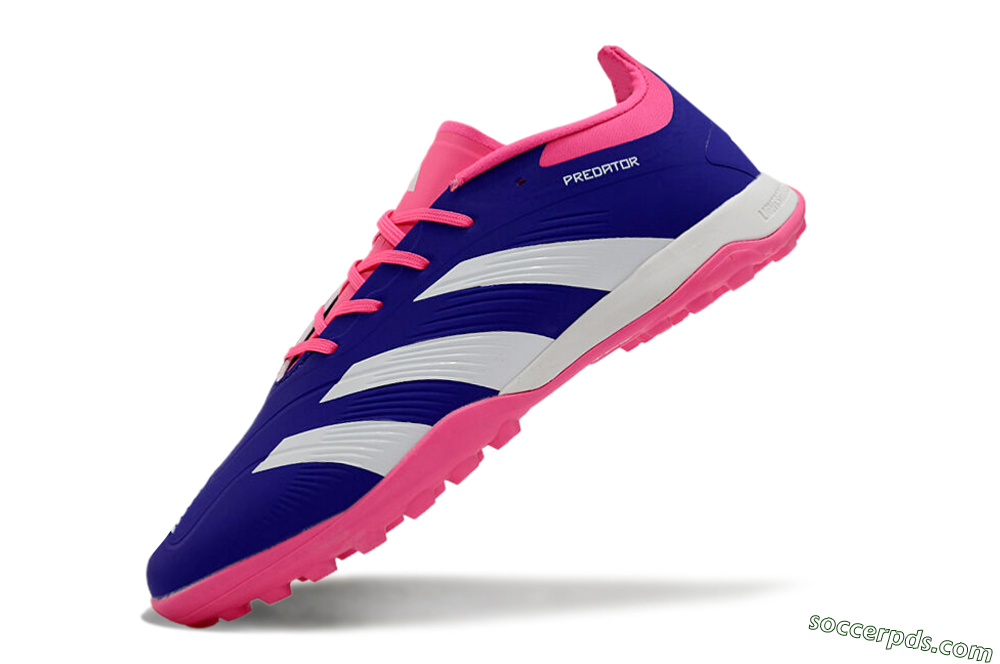 Adidas Predator 24 Elite TF Low-Tops Football Shoes - Blue/White/Pink 5