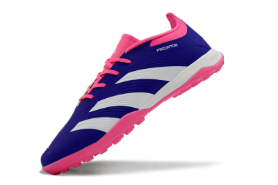 Adidas Predator 24 Elite TF Low-Tops Football Shoes - Blue/White/Pink
