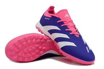 Adidas Predator 24 Elite TF Low-Tops Football Shoes - Blue/White/Pink