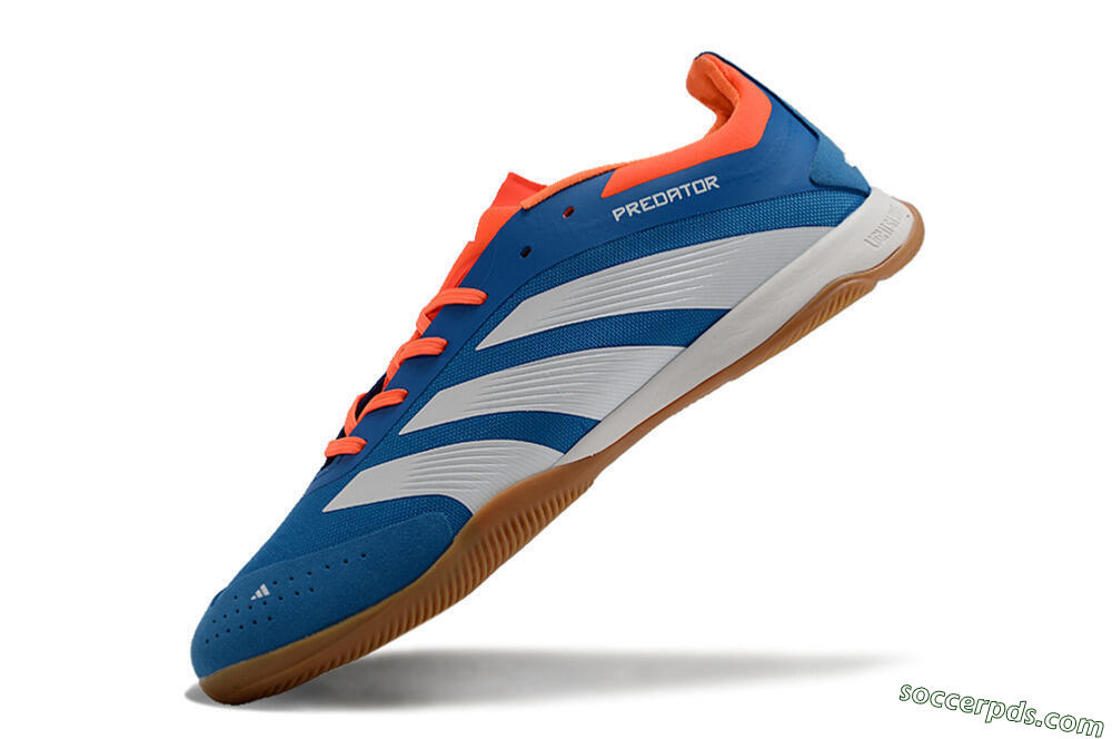 Adidas Predator 24 Elite IC Low-Tops Football Shoes - Blue/White/Red 5