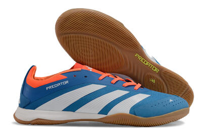 Adidas Predator 24 Elite IC Low-Tops Football Shoes - Blue/White/Red