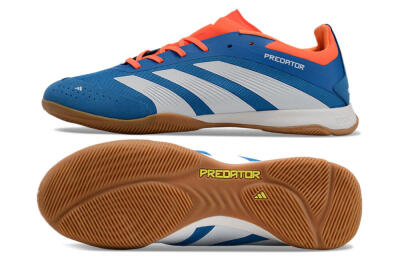 Adidas Predator 24 Elite IC Low-Tops Football Shoes - Blue/White/Red