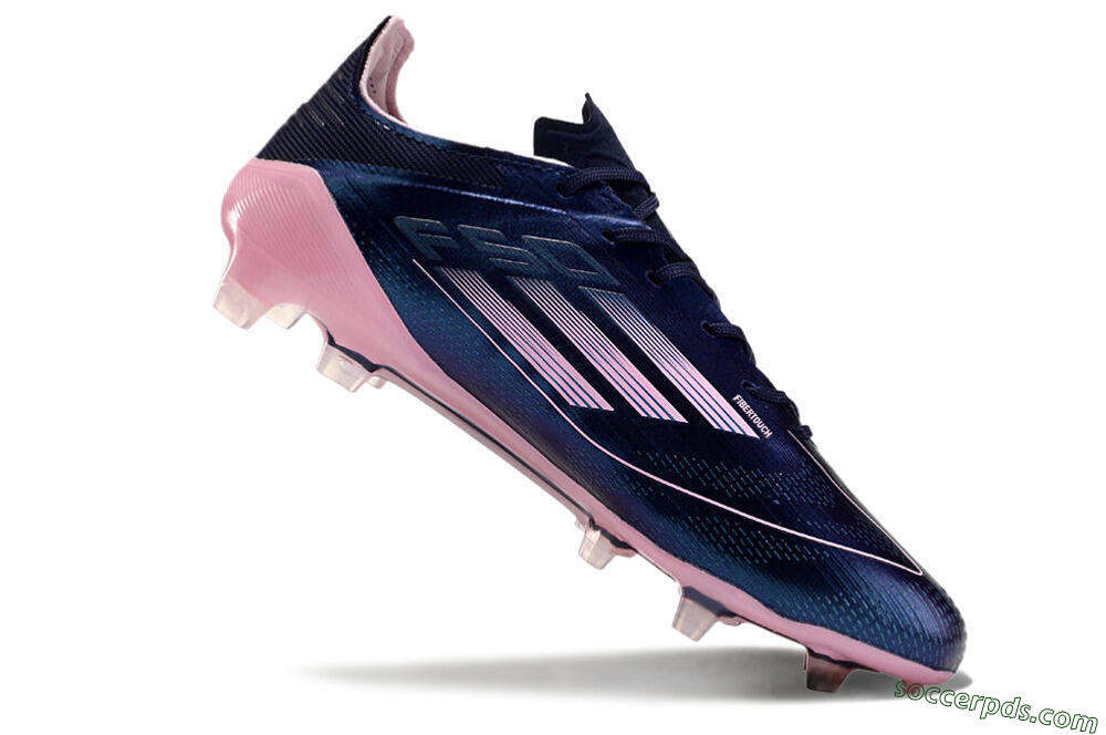 Adidas F50 Elite FG Low-Tops Football Boots - Blue/Pink/Black 4