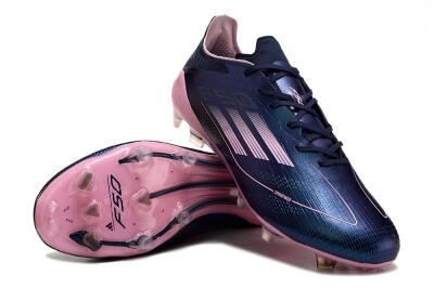 Adidas F50 Elite FG Low-Tops Football Boots - Blue/Pink/Black