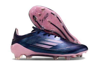 Adidas F50 Elite FG Low-Tops Football Boots - Blue/Pink/Black