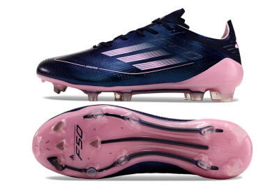 Adidas F50 Elite FG Low-Tops Football Boots - Blue/Pink/Black