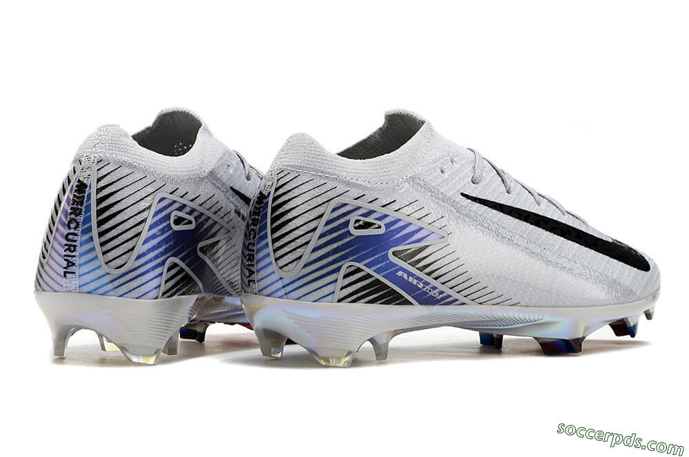 Nike Air Zoom Mercurial Vapor 16 Elite FG Low-Tops Football Boots - Grey/Black/Blue 6