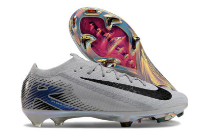 Nike Air Zoom Mercurial Vapor 16 Elite FG Low-Tops Football Boots - Grey/Black/Blue
