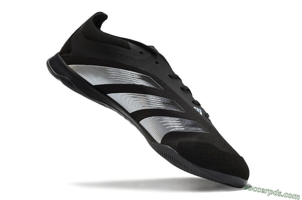 Adidas Predator 24 Elite IC Low-Tops Football Shoes - Black/Silver 4