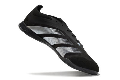 Adidas Predator 24 Elite IC Low-Tops Football Shoes - Black/Silver