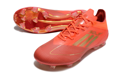 Adidas F50 Elite FG Low-Tops Football Boots - Red/Gold