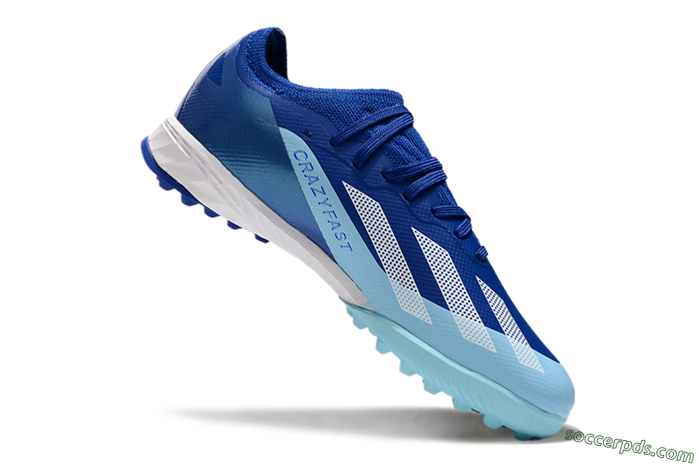 Adidas X Speedportal.1 TF Low-Tops Football Shoes - Blue/White/Jade 4