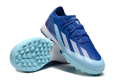 Adidas X Speedportal.1 TF Low-Tops Football Shoes - Blue/White/Jade