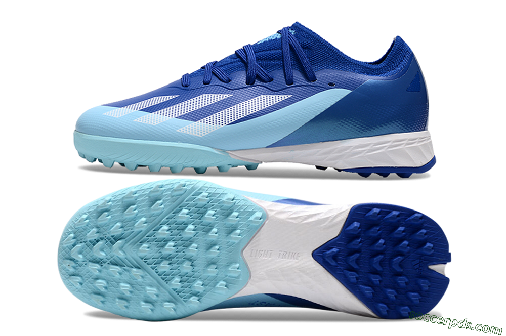 Adidas X Speedportal.1 TF Low-Tops Football Shoes - Blue/White/Jade 0