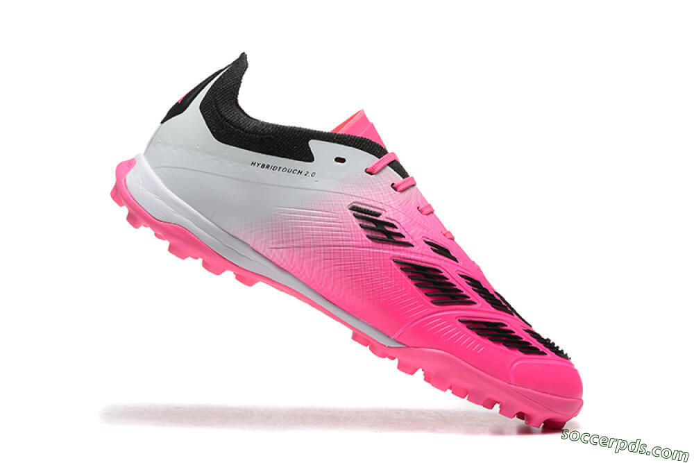 Adidas Predator 24 Elite TF Low-Tops Football Shoes - Pink/Black/White 4