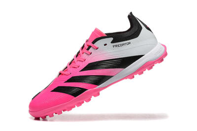 Adidas Predator 24 Elite TF Low-Tops Football Shoes - Pink/Black/White