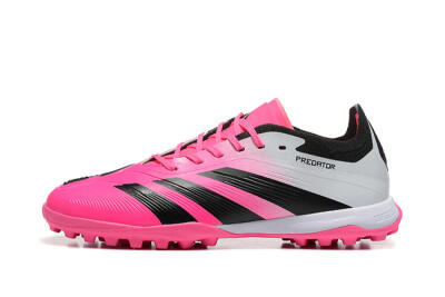 Adidas Predator 24 Elite TF Low-Tops Football Shoes - Pink/Black/White