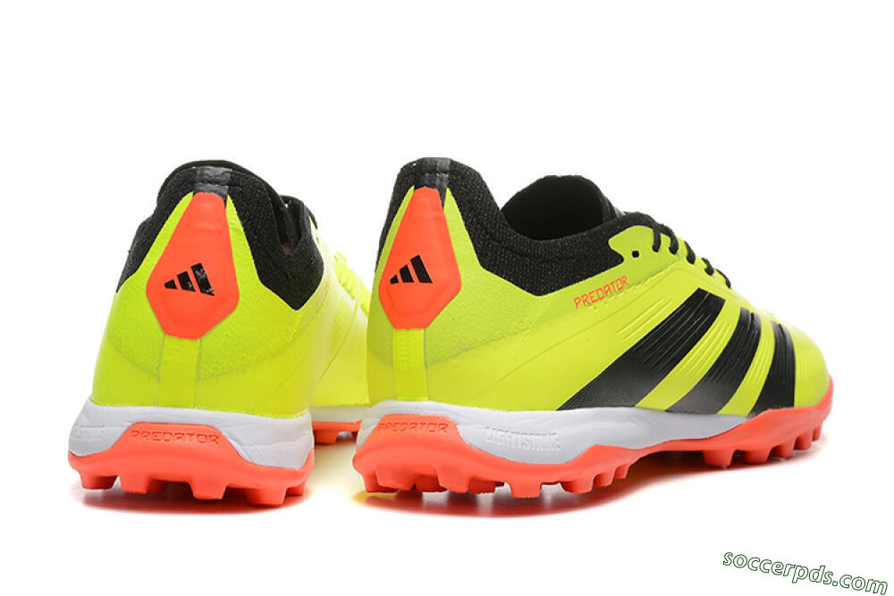 Adidas Predator 24 Elite TF Low-Tops Football Shoes - Yellow/Black/Red 6