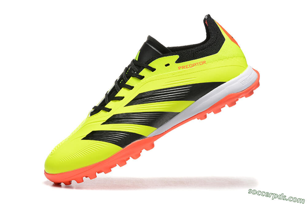 Adidas Predator 24 Elite TF Low-Tops Football Shoes - Yellow/Black/Red 5
