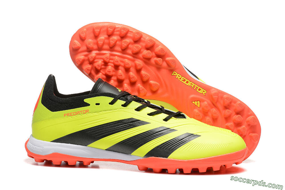 Adidas Predator 24 Elite TF Low-Tops Football Shoes - Yellow/Black/Red 1