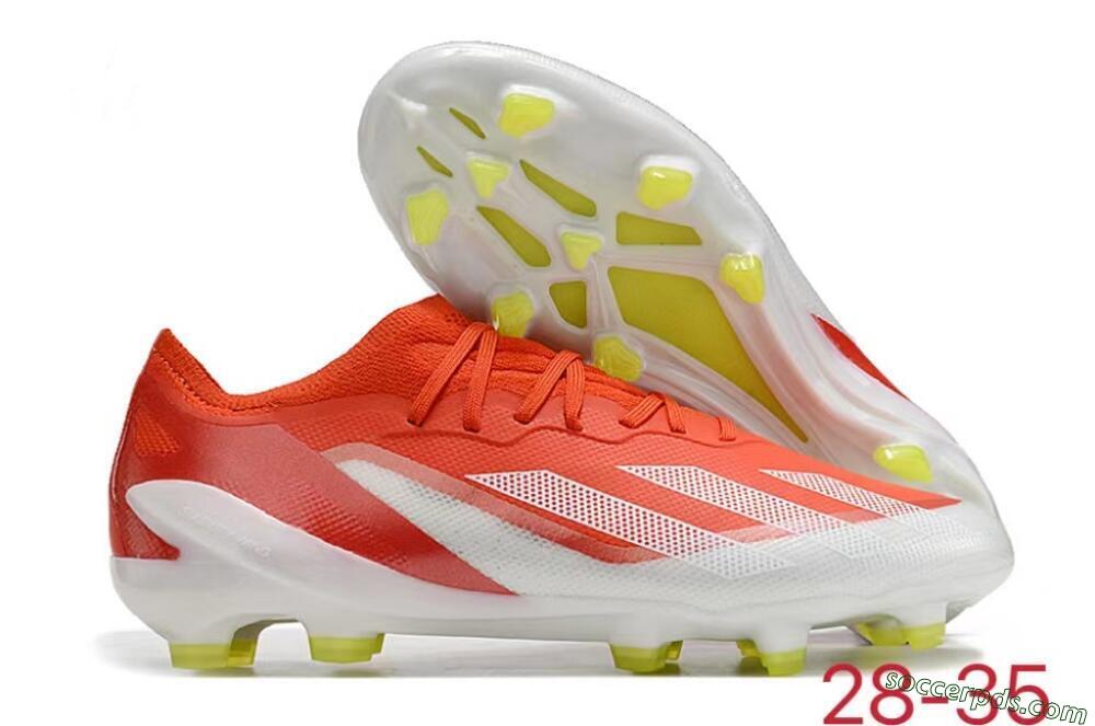 Adidas X Speedportal.1 FG Low-Tops Football Boots - Red/White/Yellow 1