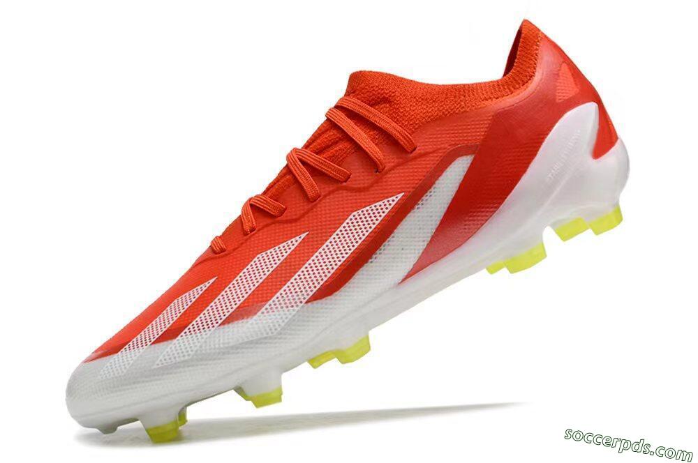 Adidas X Speedportal.1 FG Low-Tops Football Boots - Red/White/Yellow 5