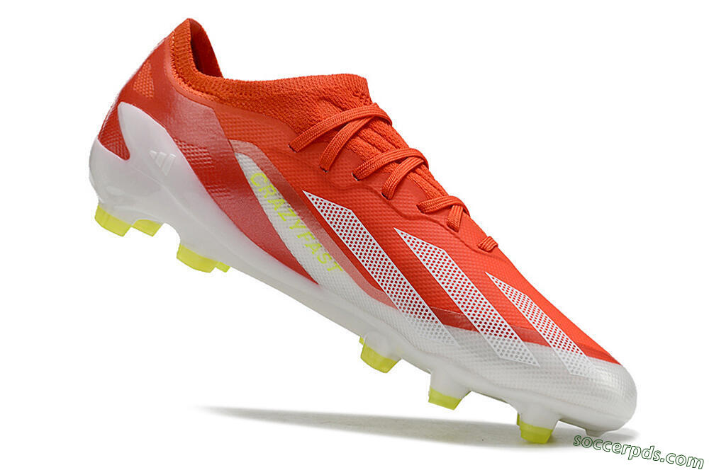 Adidas X Speedportal.1 FG Low-Tops Football Boots - Red/White/Yellow 4
