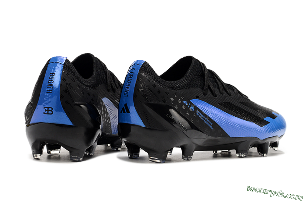 Adidas X Speedportal.1 FG Low-Tops Football Boots - Black/Blue 7
