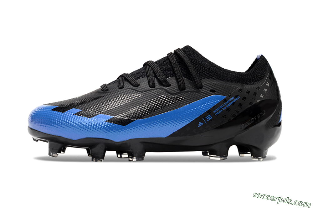 Adidas X Speedportal.1 FG Low-Tops Football Boots - Black/Blue 2