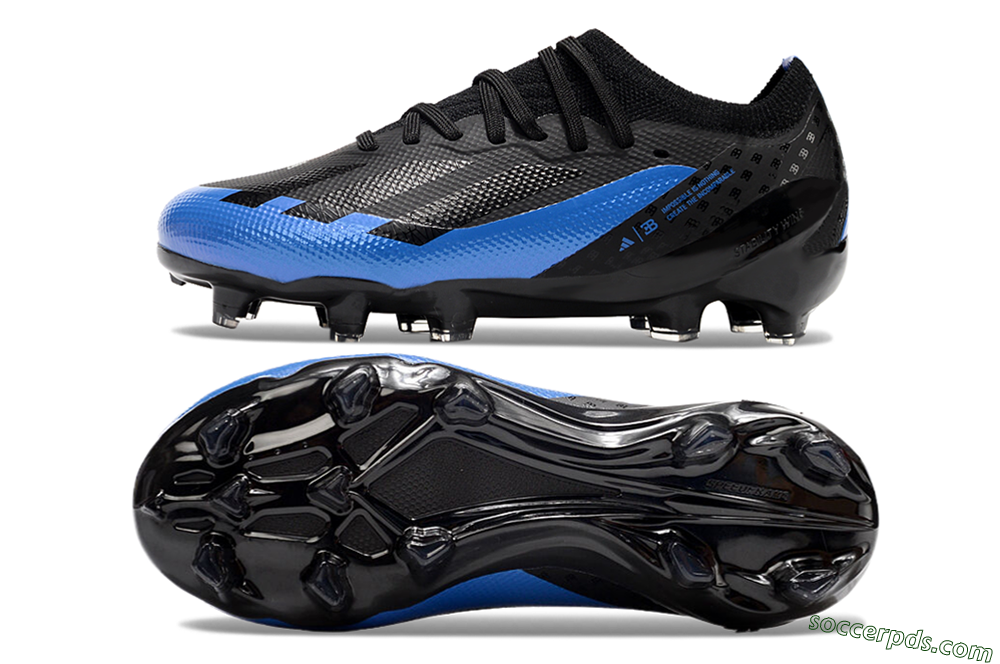 Adidas X Speedportal.1 FG Low-Tops Football Boots - Black/Blue 0