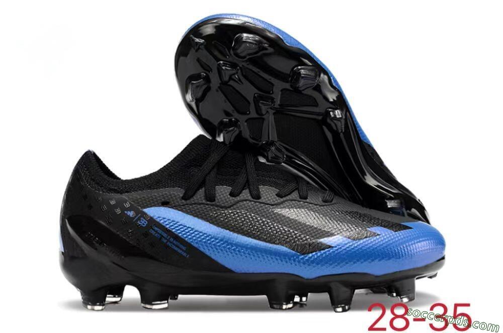 Adidas X Speedportal.1 FG Low-Tops Football Boots - Black/Blue 1