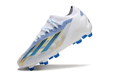 Adidas X Speedportal.1 FG Low-Tops Football Boots - White/Blue/Gold