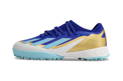 Adidas X Speedportal.1 TF Low-Tops Football Shoes - Blue/Gold/White