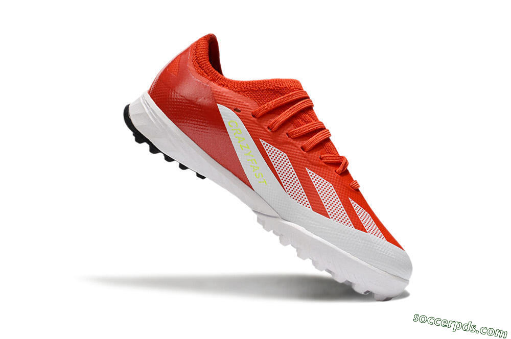 Adidas X Speedportal.1 TF Low-Tops Football Shoes - Red/White/Black 4