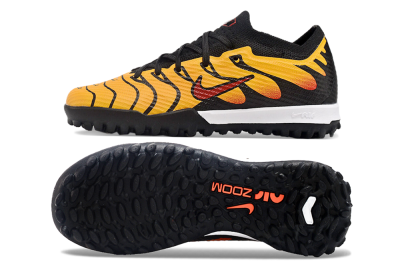 Nike Air Zoom Mercurial Vapor 15 Elite TF Low-Tops Football Shoes - Black/Yellow/Red