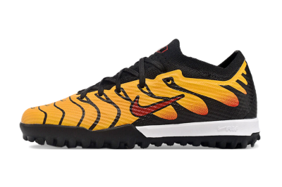 Nike Air Zoom Mercurial Vapor 15 Elite TF Low-Tops Football Shoes - Black/Yellow/Red
