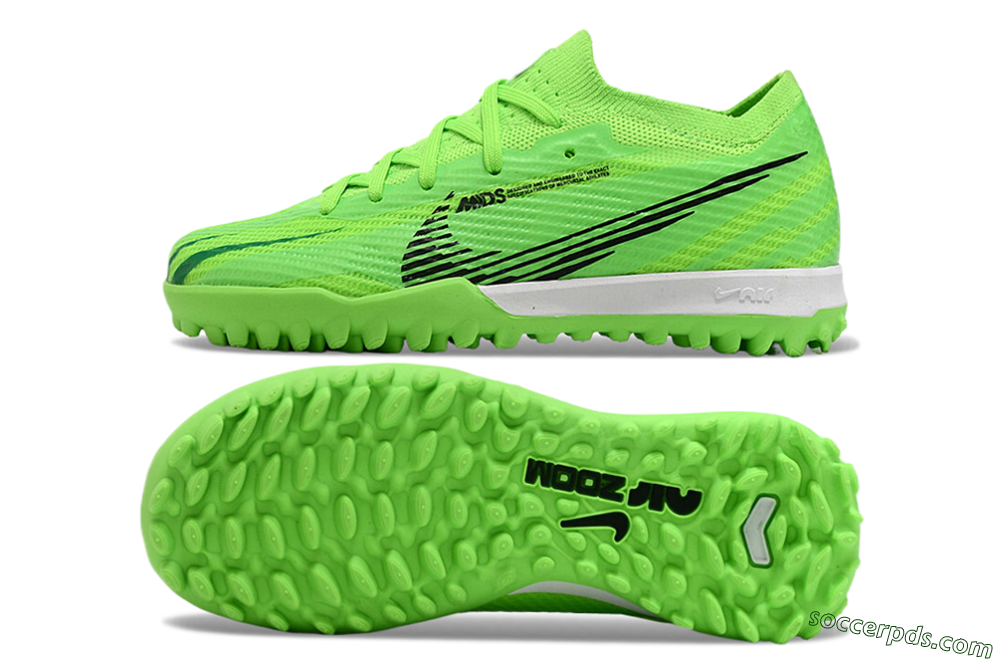 Nike Air Zoom Mercurial Vapor 15 Elite TF Low-Tops Football Shoes - Yellow/Black/White 0