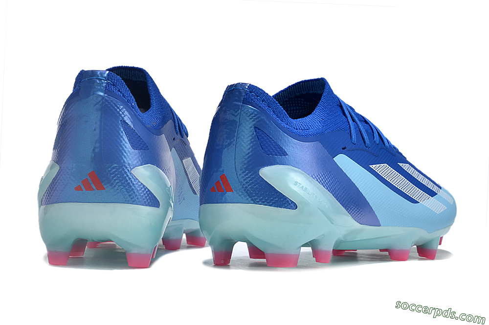 Adidas X Speedportal.1 FG Low-Tops Football Boots - Blue/White/Pink 7