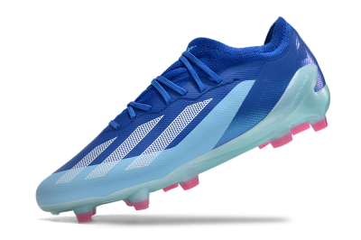 Adidas X Speedportal.1 FG Low-Tops Football Boots - Blue/White/Pink