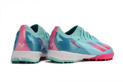 Adidas X Speedportal.1 TF Low-Tops Football Shoes - Jade/Pink/Purple
