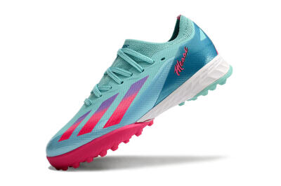 Adidas X Speedportal.1 TF Low-Tops Football Shoes - Jade/Pink/Purple