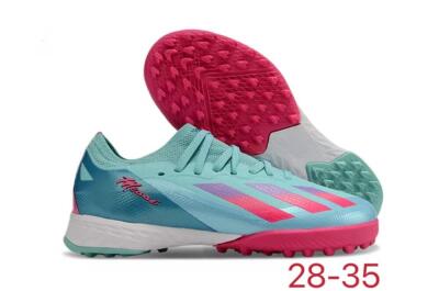 Adidas X Speedportal.1 TF Low-Tops Football Shoes - Jade/Pink/Purple