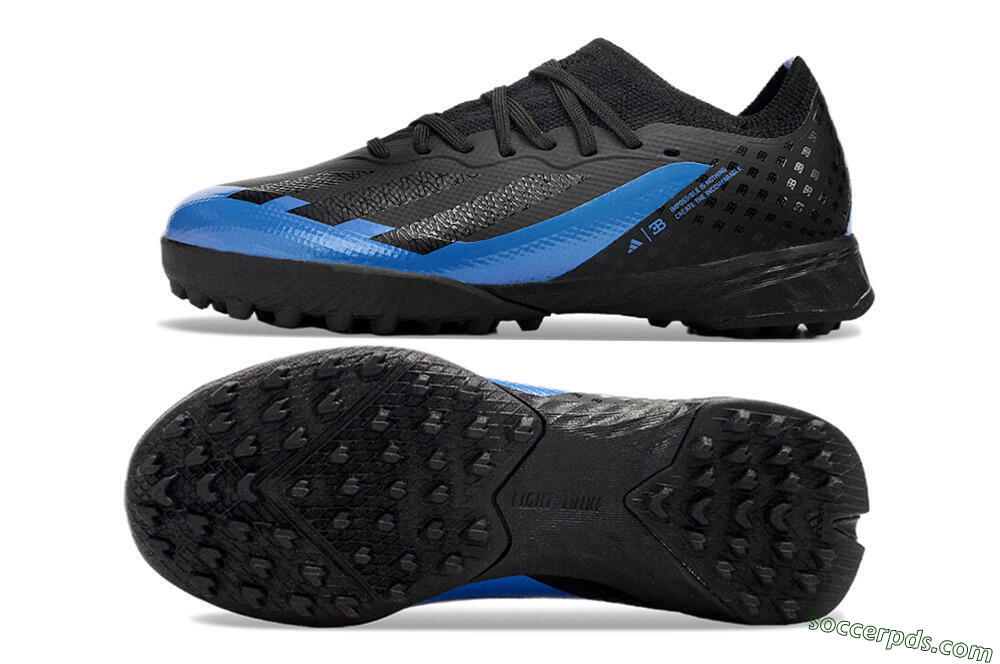 Adidas X Speedportal.1 TF Low-Tops Football Shoes - Black/Blue 0