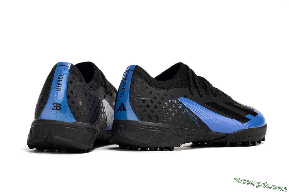 Adidas X Speedportal.1 TF Low-Tops Football Shoes - Black/Blue 7