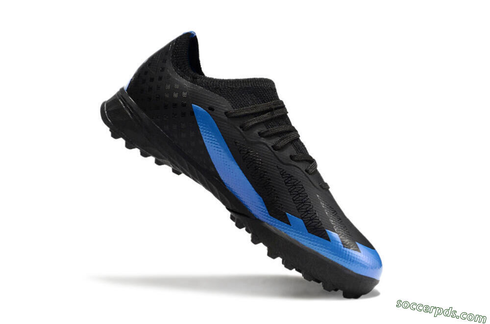 Adidas X Speedportal.1 TF Low-Tops Football Shoes - Black/Blue 4