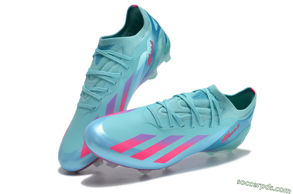 Adidas X Speedportal.1 FG Low-Tops Football Boots - Jade/Pink/Purple 3